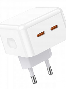 BOROFONE BA76A Белый ЗУ с 2*PD (PD35W,3000mA)