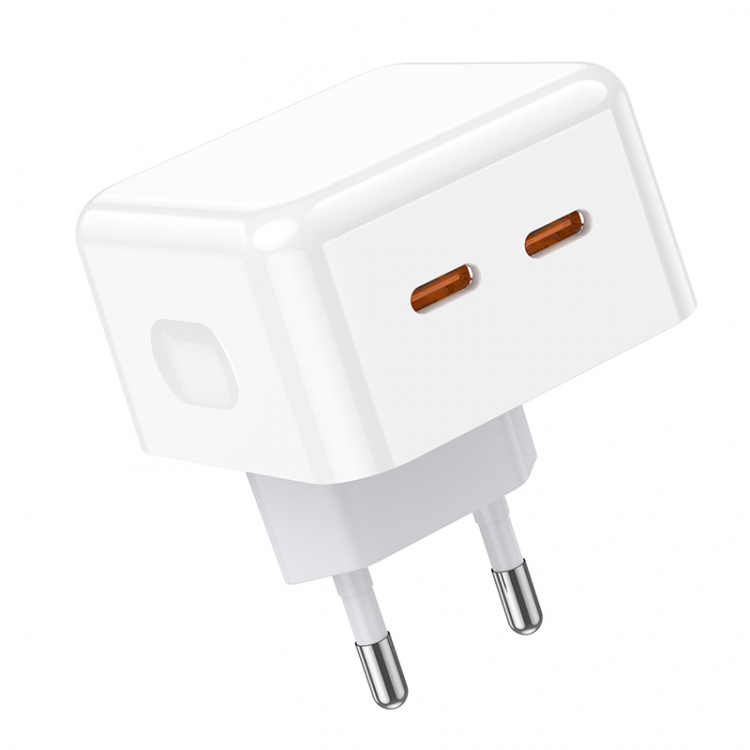 BOROFONE BA76A Белый ЗУ с 2*PD (PD35W,3000mA)