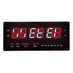 Орбита OT-CLW10 Красные часы настенные