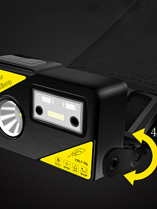 Патриот PT-FLG27 фонарь налобный (1L, аккум, дат.движ)