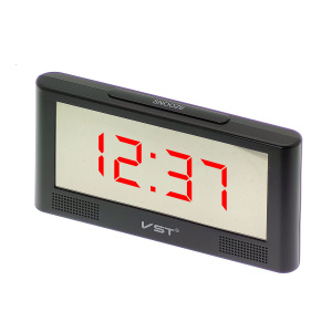 VST 732Y-1 Красные часы настольные (без блока)