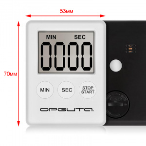 Таймер электронный на кухню Орбита OT-HOM21 Белый