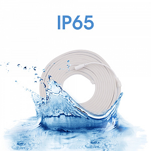 Светодиодная лента Неоновая 5м с адаптером питания IP65 Огонёк OG-LDL47 RGB