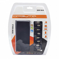 Зарядка для ноутбуков универсальная с насадками 15-19.5В, 90Вт Орбита OT-APB61