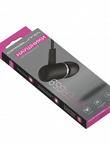 Орбита OT-ERG59 Белые наушники-гарнитура (3.5мм)