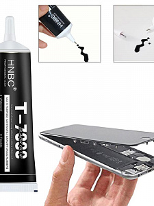 HNBC T-7000 клей для тачскринов черный 110мл (УПАКОВКА 12ШТ)