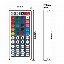 Светодиодная лента комплект с пультом 5м IP20 Огонек OG-LDL02