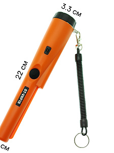 Металлоискатель ручной с фонариком, пинпоинтер Орбита OT-VNP18