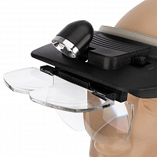 Лупа налобная увеличительная с подсветкой Орбита OT-INL10