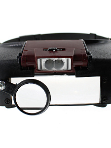 Лупа налобная увеличительная с подсветкой Орбита OT-INL12