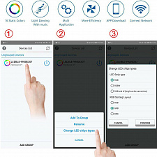 Огонек OG-LDL35 LED контроллер DC 5-28В (Bluetooth, CNW, 5.5мм)