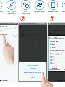 Огонек OG-LDL35 LED контроллер DC 5-28В (Bluetooth, CNW, 5.5мм)