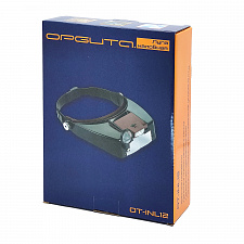 Лупа налобная увеличительная с подсветкой Орбита OT-INL12