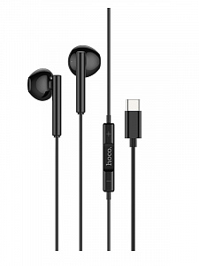 HOCO M65 Черные наушники - гарнитура (TYPE-C) (3.5мм)