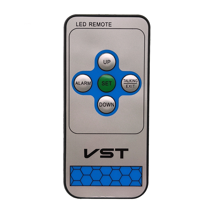 VST 770Т-5 Синие часы настенные (пульт+БЛОК)