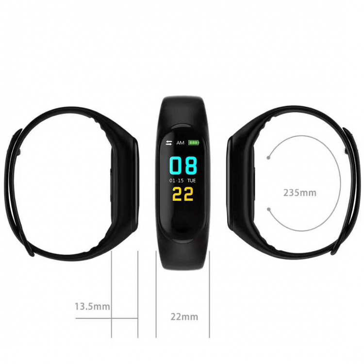 EZRA SW04 Синий спорт браслет 