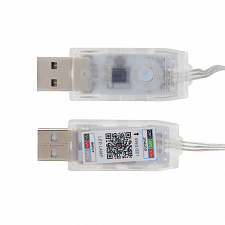 Умная светодиодная гирлянда 10 метров Bluetooth Огонёк OG-LDG19