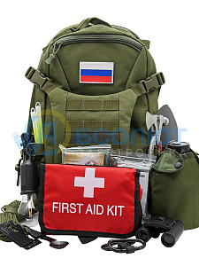 Рюкзак тактический с наполнением укомплектованный, походный, набор для выживания Патриот PT-TRS19