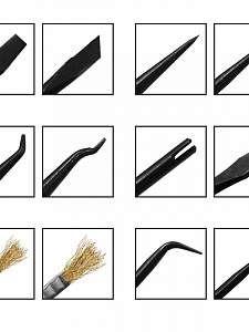 Паяльник электрический с терморегулятором, набор 24 в 1 Помощник PM-INP31