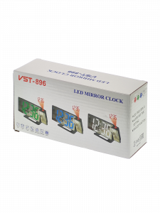 Часы электронные настольные от USB с будильником и проекцией VST 896-4 Зеленые