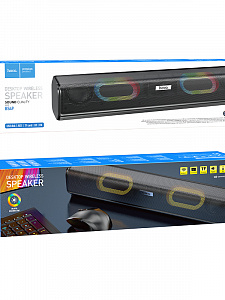 HOCO BS49 Черная активная колонка (Bluetooth,FM,10W)