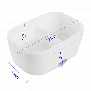 Ланч-бокс для еды с подогревом 220В Огонёк OG-HOG01 Красный