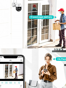 Орбита OT-VNI57 Видеокамера IP WI-FI (2560*1440, 4Mpix*2, 2.8/12мм, пластик)