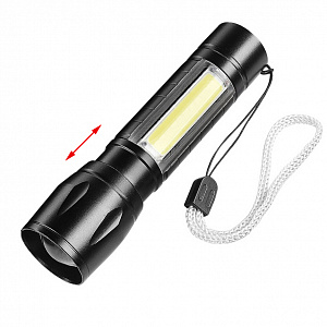 Фонарь ручной аккумуляторный, карманный Следопыт ST-FLR04
