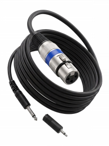 Аудиокабель для микрофона, электрогитары Jack 6.3 М (папа) / XLR-F (мама) 5 метров Орбита OT-AVC48B