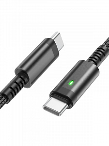 BOROFONE BU38 Черный кабель PD60W (TYPE-C-TYPE-C) 1.2м