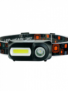 Фонарь налобный аккумуляторный мощный Следопыт ST-FLG07