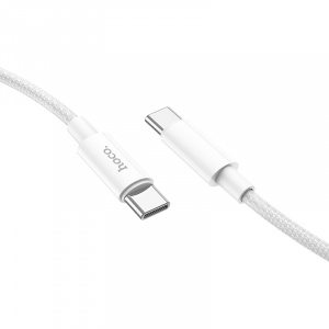 HOCO X68 Серебряный кабель PD100W (TYPE-C-TYPE-C) 1м