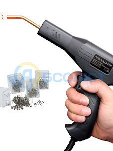 Паяльник для пластика, бамперов, пистолет для ремонта пластмассы со скобами Помощник PM-INP41