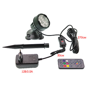 Светильник лампа для аквариума светодиодная RGB Огонек OG-LDP19