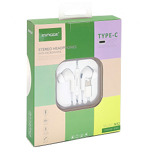 Mingge M32 наушники вакуум - гарнитура (TYPE-C)