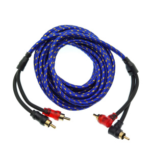 Межблочный аудио кабель 2RCA для авто 5 метров TDS TS-CAD08