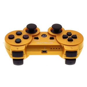 Геймпад беспроводной Bluetooth джойстик для PS3, ПК, Орбита OT-PCG02 Золотой