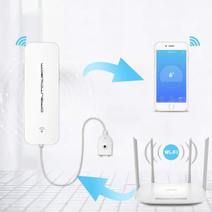 Умный Wi-Fi датчик протечки, контроля воды OT-HOS19