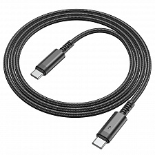 BOROFONE BU38 Черный кабель PD60W (TYPE-C-TYPE-C) 1.2м