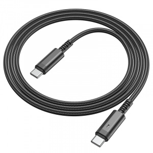 BOROFONE BU38 Черный кабель PD60W (TYPE-C-TYPE-C) 1.2м