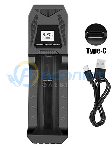 Зарядное устройство для аккумуляторов универсальное на 1 слот Орбита OT-APZ18