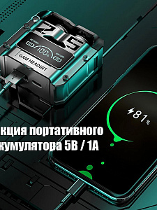 Наушники беспроводные Bluetooth с микрофоном в кейсе Орбита OT-ERB52
