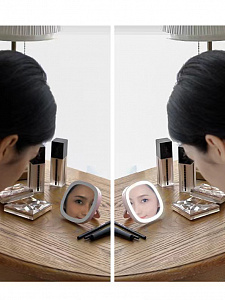 Огонек OG-HBE01 Зеркало с подсветкой (аккум)