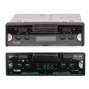 Магнитола для авто 1 DIN с пультом с Bluetooth, AUX, USB универсальная TDS TS-CAM20