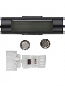 Часы автомобильные электронные с термометром Орбита OT-CLC01