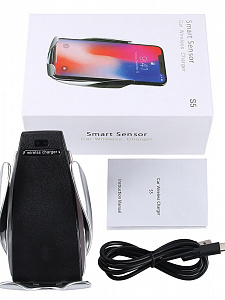 TDS TS-CAA03(S5) Держатель для смартфонов + беспроводное ЗУ 7.5W (в воздуховод)