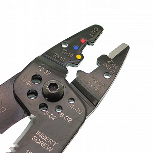 Стриппер клещи 3 в 1 для снятия изоляции и обжима клемм Патриот PT-INK08