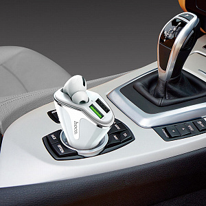 HOCO E47 PRO ЗУ авто USB с гарнитурой (QC3.0,3100mA)