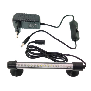 Светильник лампа для аквариума светодиодная ТЕПЛАЯ ЖЕЛТАЯ Огонек OG-LDP02