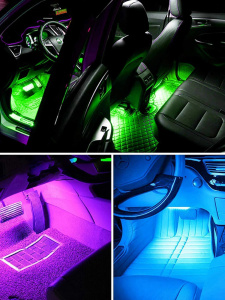 Подсветка салона автомобиля, подсветка ног в авто TDS TS-CAA68